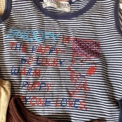 男の子70〜80 水着　帽子2点　Tシャツ　タンクトップセットの画像