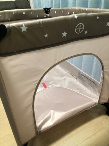 【美品】折り畳みベビーベット