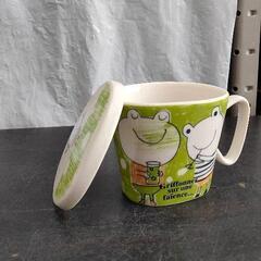 0208-125 Shinzi Katoh 蓋付きマグカップ カエル