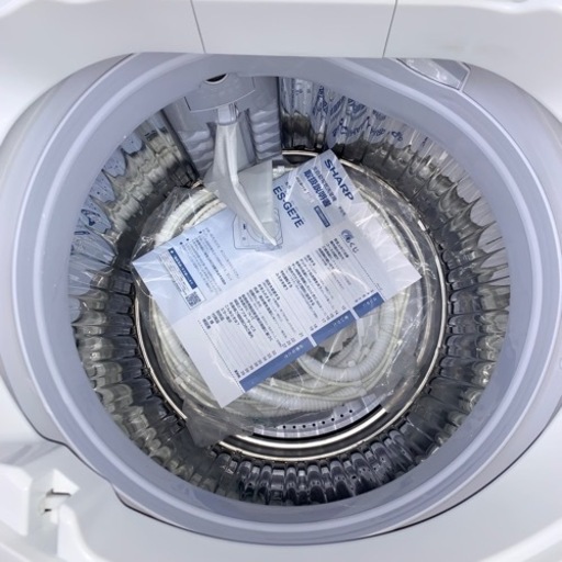 ⭐️SHARP⭐️全自動洗濯機　2021年7kg 新品未使用　大阪市近郊配送無料