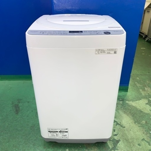 ⭐️SHARP⭐️全自動洗濯機　2021年7kg 新品未使用　大阪市近郊配送無料