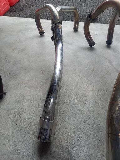 GS400メーカー不明マフラー。ごき。メーカー不明マフラー