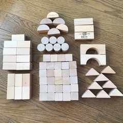 【美品】J’adore 木製つみきセット 90ピース