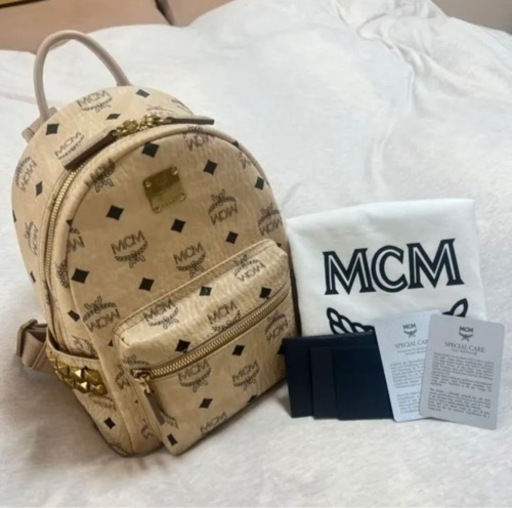 【超美品・正規店購入】MCMリュック ベージュ 