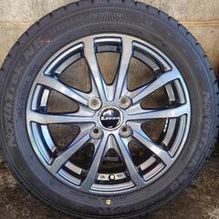 値下げ応相談155/65R14国産スタッドレスタイヤ＆ホイール4本セット