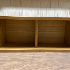 【取引中】無印良品 壁に付けられる家具 44㎝ 箱 オーク材【1】