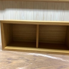 無印良品 壁に付けられる家具 44㎝ 箱 オーク材【2】