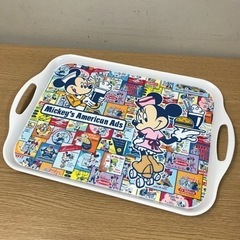 K2302-283 ミッキー&ミニー トレイ 傷、汚れ有