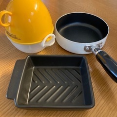 卵調理器具　ミニフライパン　ゆで卵メーカー　目玉焼きトレー