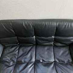 【無料】ソファ(黒)2/9に引き取り希望！