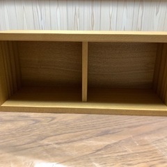 無印良品 壁に付けられる家具 44㎝ 箱 オーク材【4】の画像