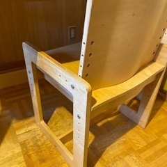 無印良品　学習机　椅子　セット　の画像