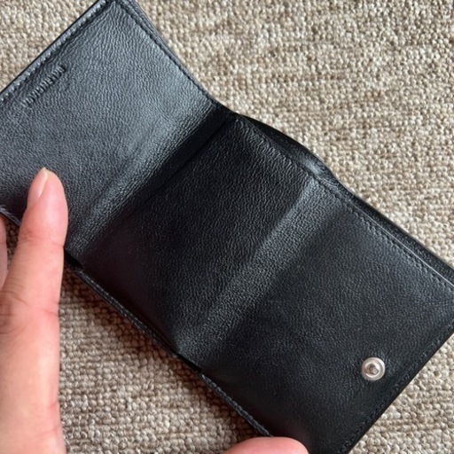 極美品 定番 バレンシアガ ミニウォレット 三つ折り財布