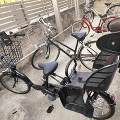 美品！！Panasonic 電動自転車 チャイルドシート2つ カ...