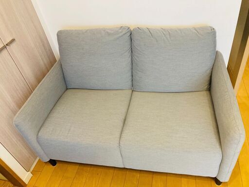 【3/10頃お引き取り希望！】IKEA 2人掛けソファー(アンゲルスビー）2021年