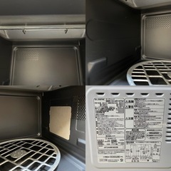 【急募！】ELSONIC オーブンレンジ EH-MR16TS2 美品 2021年製 白 取説付き 稼働品の画像