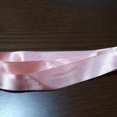リボン（ピンク、ゴールド）