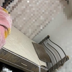 シングルベッド　ベッドフレーム　マットレス