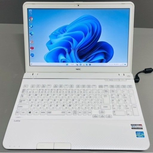 【引取先決定】全国配送可！　i5、HDD500GB、Windows11搭載　NEC製ノートパソコン　ブルーレイ、カメラ、ACアダプター