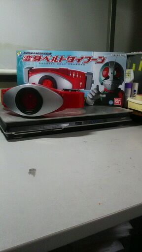 仮面ライダー新1号変身べルトバンダイ中古美品完動品。箝付。