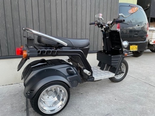 ★セール！３０万円！ジャイロx 軽二輪登録車　二人乗りOK 普通免許　ノーヘル　トライク　ホンダ　ジャイロ　2スト　セル1 実働車