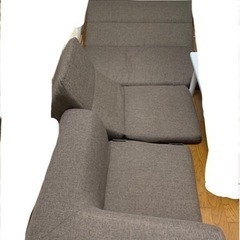 ローソファー(グレー色)の画像