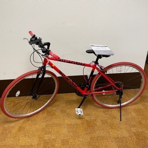 2022年12月購入 美品 OTOMO NEXTYLE 700C スチル 21速 440mm クロスバイク 赤色