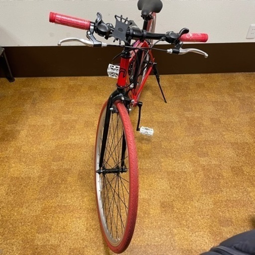 2022年12月購入 美品 OTOMO NEXTYLE 700C スチル 21速 440mm クロスバイク 赤色