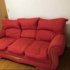 3人掛けソファ売りますの画像