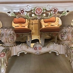 ロココ イタリア ダイニングテーブル ロココ 姫家具
