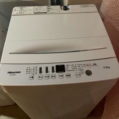 ☺最短当日配送可♡無料で配送及び設置いたします♡ハイセンス 洗濯機 HW-T55D 5.5キロ 2019年製☺HSS004