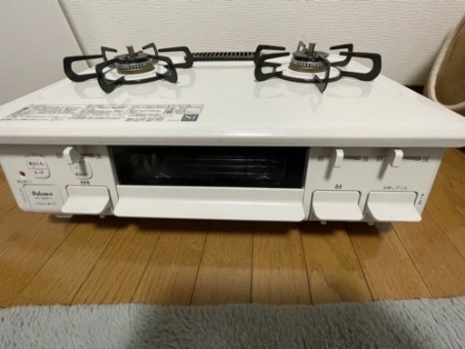 Paloma パロマ　ガステーブル〔プロパン用〕　2口　左強火力