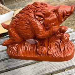 干支の置物　亥年　猪　常滑焼の画像