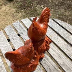 干支の置物　酉年　鶏　常滑焼　の画像