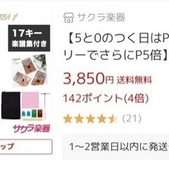 【4,000円相当】新品未使用品！カリンバセットの画像