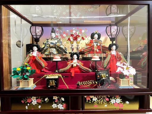 【終了】雛人形　ケース入り　ひな祭り