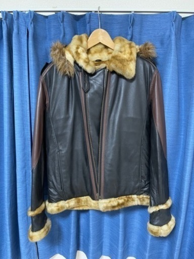 アビレックス AVIREX B-3 フード付きタイプ 羊革ジャケット