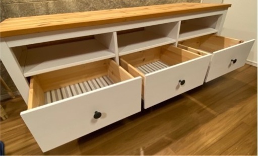 テレビ台　IKEA HEMNES ヘムネス　北欧　ナチュラル