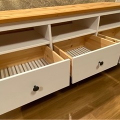 テレビ台　IKEA HEMNES ヘムネス　北欧　ナチュラルの画像