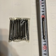 六角軸両頭ドライバービット10本　先端工具　電動工具