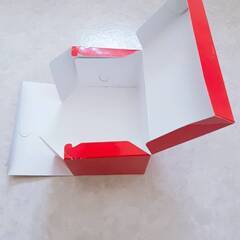 クリスマスの空き箱の画像