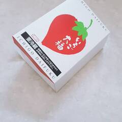 花川堂いちご大福の空き箱の画像