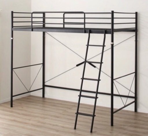 ★取引済★ニトリのロフトベッド【ブラック】2/12〜19まで‼️
