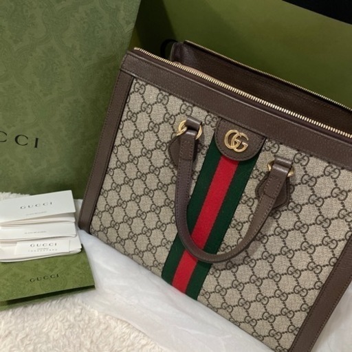 【決まりました】GUCCI グッチ トートバッグ オフィディア GG ミディアムトートバッグ