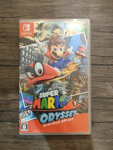 switch スーパーマリオオデッセイ　ゲームソフト