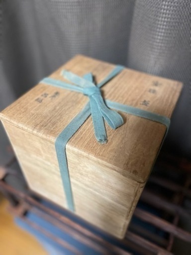 茶道具 釜士 中田呂尚 茶釜　銘入　鉄器　箱付　共箱　桐箱　古美術