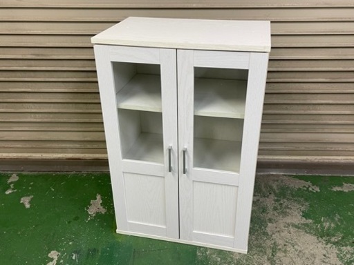食器棚　キッチン　収納家具　ホワイト