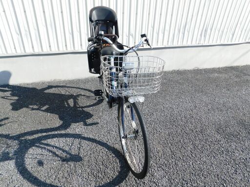 2014年モデル 子供乗せ仕様!ヤマハ PAS ナチュラL PM26NL アースブルー 8.7Ah 新品リヤタイヤに交換! 新品サドルに交換! 新品スイッチカバー付! バッテリー2個付! OGKリヤチャイルドシート付! 車体&バッテリー極めて良好! 自577