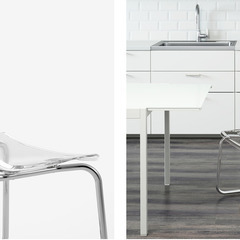 IKEA  TOBIAS トービアス　透明チェアの画像