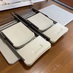 【中古】折りたたみ多目的テーブルセット　の画像